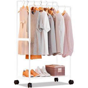 Perchero Exhibidor de Ropa Estante Blanco 1070P